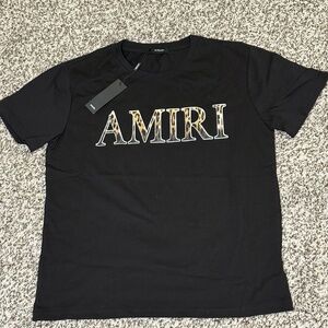 CHETAH PRINT AMIRI SHIRT